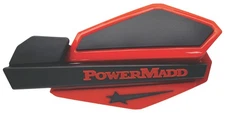 Powermadd Star Series Universal Handguard Kit For Lynx Snowmobile (Red/Black)