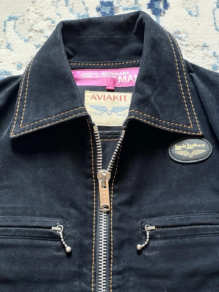 Байкерская куртка Comme des Garçons × Junya Watanabe × Lewis Leathers 2003 с бахромой - Изображение 2 из 4