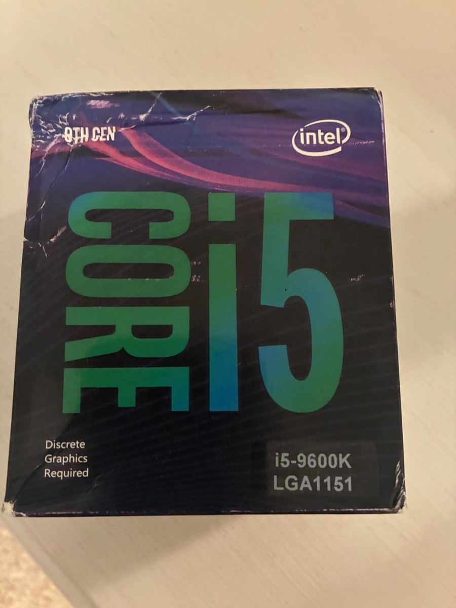 CPU Intel CORE i5 9600K CPU Amazon.com: Intel Core i5-9600K Desktop Processor 6 Cores up