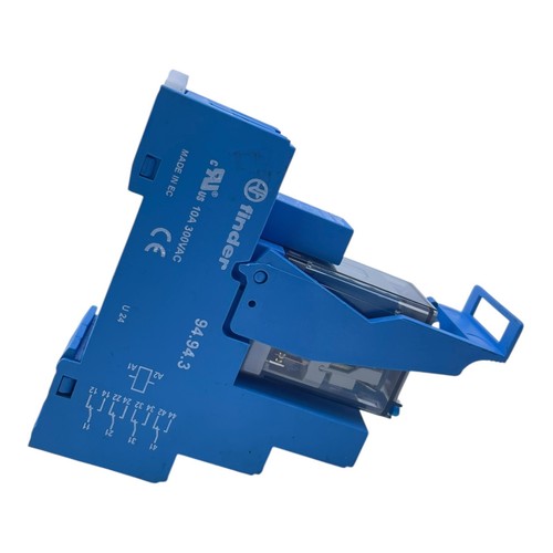 Finder Relay 55.34.9.024.0040 24V Dc 7A 250V with Base 99.80.9.024.99 - Picture 8 of 12
