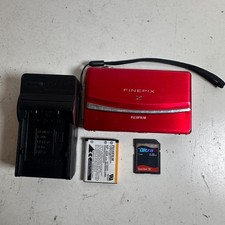 Fujifilm FinePix Z90 Red 3" Touch Screen 5x Wide Optical Zoom Digital Camera