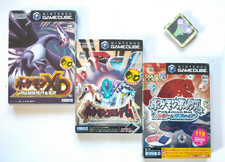 Lot 3 GC Pokemon Darl Lugia Coliseum Box Ruby Sapphire Nintendo Game Cube Japan