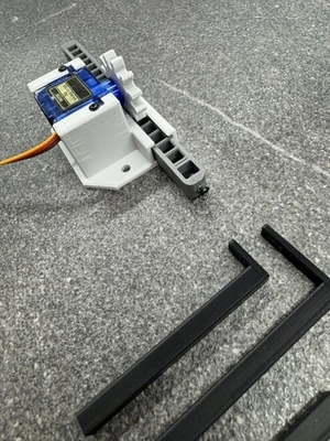 HPH3D Schubstangenantrieb, Weichenantrieb für Servo SG90, mit 3 Betätigungsadapter