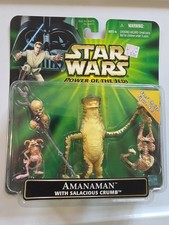 Star Wars Amanaman with Salacious Crumb - Power of the Jedi Hasbro