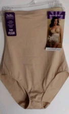NAOMI AND NICOLE SIZE MEDIUM SOFT SMOOTH HI WAIST BRIEF COMFORTABLE FIRM NEW...