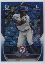 2023 Bowman Chrome Prospects Mega Box Blue Mojo Refractor 62/150 Yosy Galan 14md