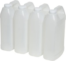 1 Gallon Water Jugs 4 Pack FStyle Reusable Plastic Containers Heavy Duty BPA Fr