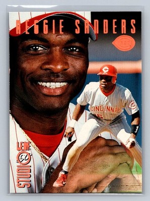 1996 Studio #48 Reggie Sanders Press Proofs Bronze /2000