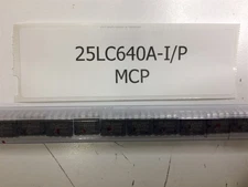 25LC640A-I/P MICROCHIP 25LC640A-IP IC EEPROM 64KBIT 10MHZ 8PIN PDIP ROHS 8 PCS