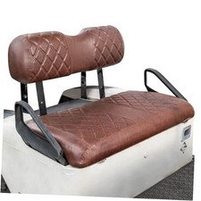Golf Cart Diamond Seat Covers Kit, Fit for EZGO TXT 1994 Brown and Brown 8438