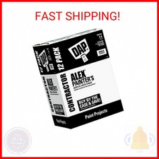 DAP Alex Painter's Acrylic Latex Caulk, White, 10.1 Oz, 12 Pack 7079818670 