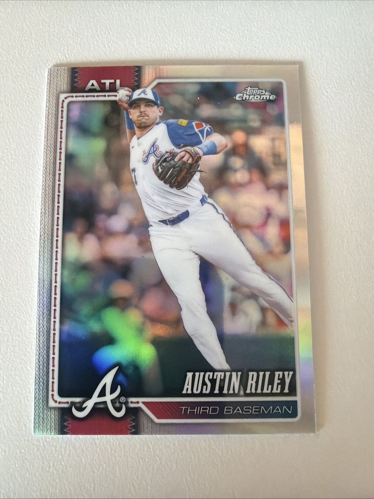 2026 Topps Chrome Austin Riley Refractor #171 - Atlanta Braves