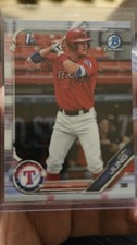 2019 Bowman Draft - Chrome Josh Jung #BDC-7 Refractor Red Helmet (RC)