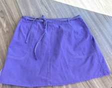 Vintage Koret California Koratron Wrap Skirt Womens A-Line Boho 70s 80s S-M