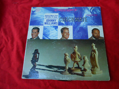 JOHNNY (JOHN) WILLIAMS-CHECKMATE-LP-1ST PRESS-6 EYE-CS 8391-STEREO-VG TO VG+