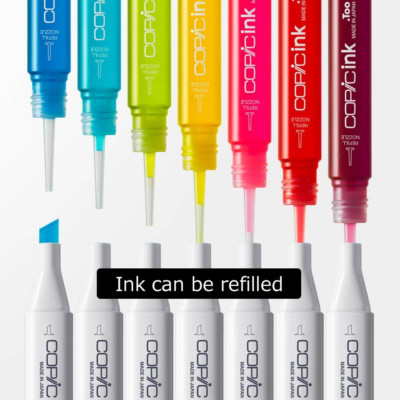 COPIC [Ink] (Pink Tones) Marker Dual Drawing Coloring Artist Single Pen