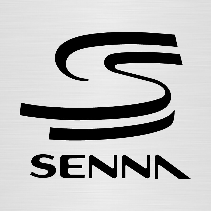 Adesivo Autografo Ayrton Senna – Sticker Prespaziato Per Auto O Casco