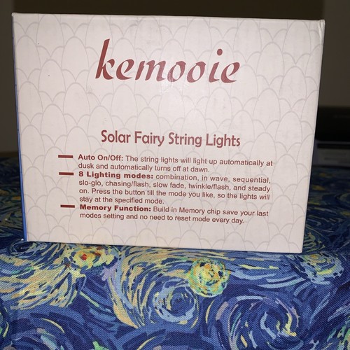 100 LED Solar Power String Fairy Lights Garden Outdoor Party Christmas Lamp 2pk - Picture 4 of 4