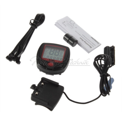 Bike Bicycle Cycling LCD Display Computer Odometer Speedometer Waterproof