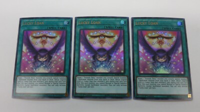 3x LUCKY LOAN SPELL CARD 1ST EDITION BLHR-EN022 ULTRA RARE YUGIOH NM UNPLAYED | eBay 3x LUCKY LOAN SPELL CARD 1ST EDITION BLHR-EN022 ULTRA RARE YUGIOH NM UNPLAYED | eBay