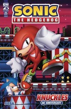 SONIC THE HEDGEHOG KNUCKLES 30TH ANN SPECIAL #1 CVR B HUGHES IDW-PRH