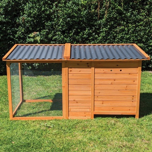 Hühnerhaus Hühnerstall Wachtel Küken Kleintierstall Paula mit PVC Welldach - Bild 26 von 27
