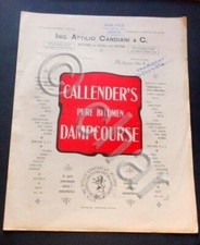 Building Brochure - Callender's Pure Bitumen Dampcourse - 1930 ca.