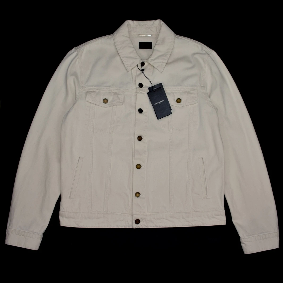 LAMKUKU - Cazadora Chaqueta Vaquera Para Hombre - Azul - XX-Large