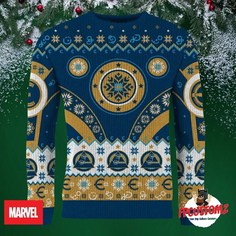 Marvel Eternals Christmas JumperChristmas Ugly Sweater