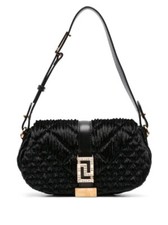 Versace Bag Greca Goddess Shoulder  Mini Black Crystal Size Small  $1.700 NWT 