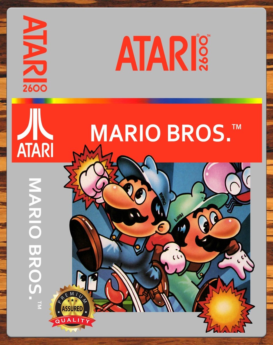 家庭用ゲームソフト MARIO BROS [ATARI2600 PAL] Mario Bros. - Atari 2600 - New – Retro Raven Games