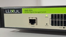 LUXUL XMS-1024 24-Port Gigabit Managed Switch w/rack mounts - Working