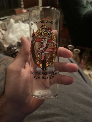 GARDE KÖLSCH FUNKENBIWAK 94 alemania german glass beer 0.2 Stollenwerk