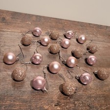 20 Weihnachtskugeln 3cm Kunststoff bruchfest Plastik Christbaumkugeln mini 30mm