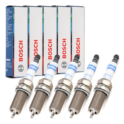 5x BOSCH FR7SE 0242236664 Zündkerze für VOLVO C30 (533) C70 II S40 II V50 2.4