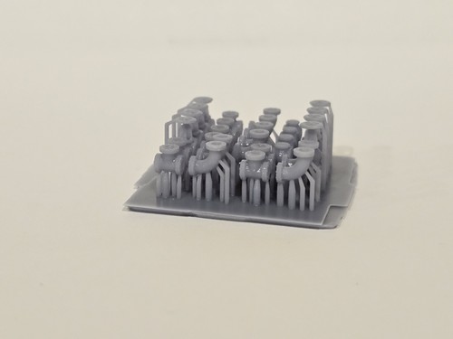 28 pieces. (mirco set) O Scale Pipe and Valves Asst 1:48 Dioramas - TTRPG - Picture 4 of 6