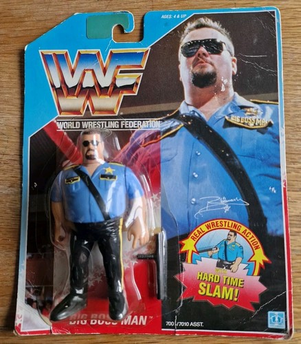 WWF Hasbro Series 1 The Big Boss Man Moc Read Desc...