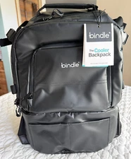 NEW! Bindle 2-in-1 Backpack Cooler, 12L Insulated Capacity, Black