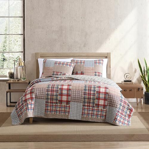 Eddie Bauer Hawthorne Quilt Set Brown - Picture 9 of 30