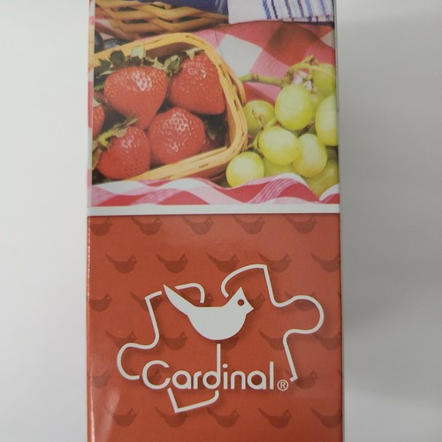 Puzzle Picknickzeit Obst Käse Wein 1000 Teile ergibt 24"x18" Neu Versiegelt - Bild 3 von 6