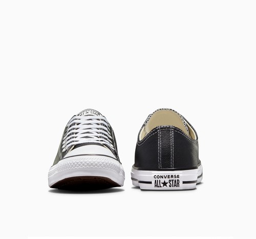 Converse Women's Chuck Taylor All Star Leather Low Top Sneaker Shoes - Picture 6 of 21