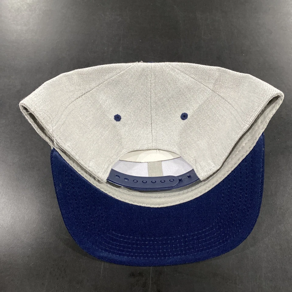 Washington Bullets 1978 Throwback Logo Heather Gray / Blue Snapback Hat Cap NEW - Image 3 of 4