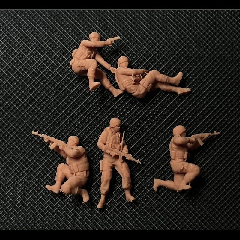 1/72 WW II Soviet "Troops Rescue and attack stance" 22 man (3D printed soldier) - Image 4 of 4
