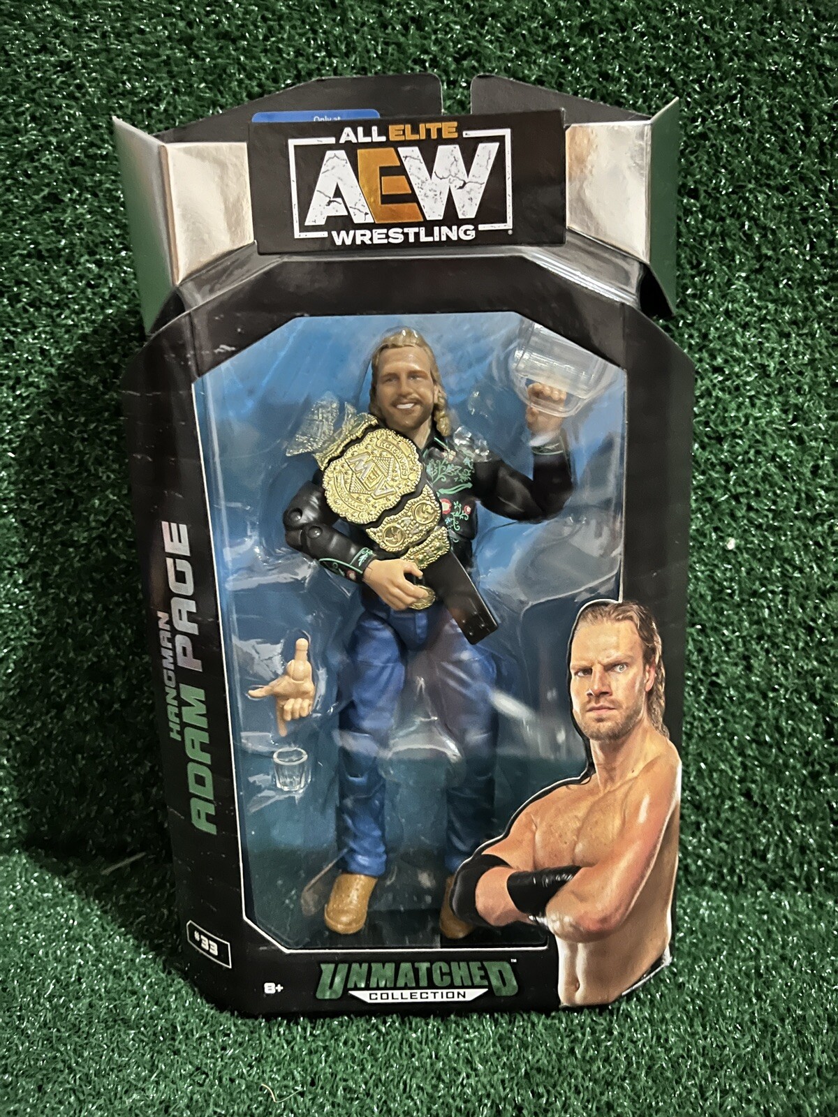 AEW Unmatched #33 Hangman Adam Page Wrestling Figure Walmart Exclusive ...