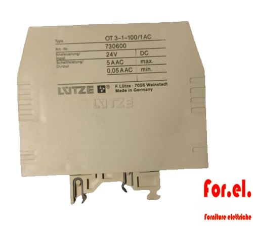 Lutze OT 3-1-100/1 AC Relay Module 24V DC - Picture 2 of 2