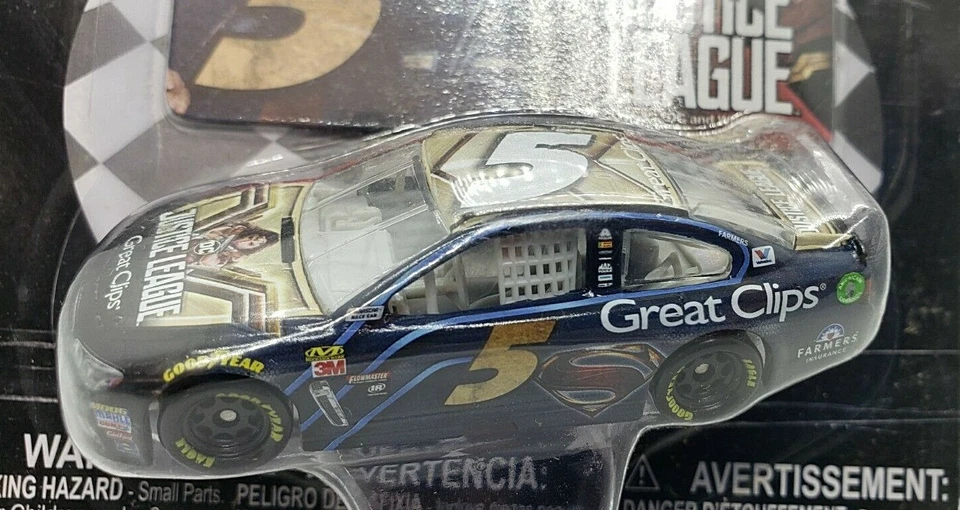 Coche fundido a presión Nascar Authentics #5 Kasey Kahne (DC-JL) 2017 Wave 11 - escala 1:64 Foto 2 de 4