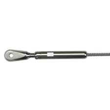 Ultra-Tec A-J82 Adjust-A-Jaw Tensioner Stainless Steel 316. For 1/4" Cable. Use 