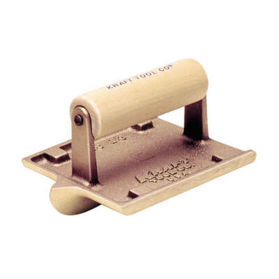 KRAFT TOOL CF305 Concrete Groover,Bronze,Groove3/4''x3/8'' 43Y484