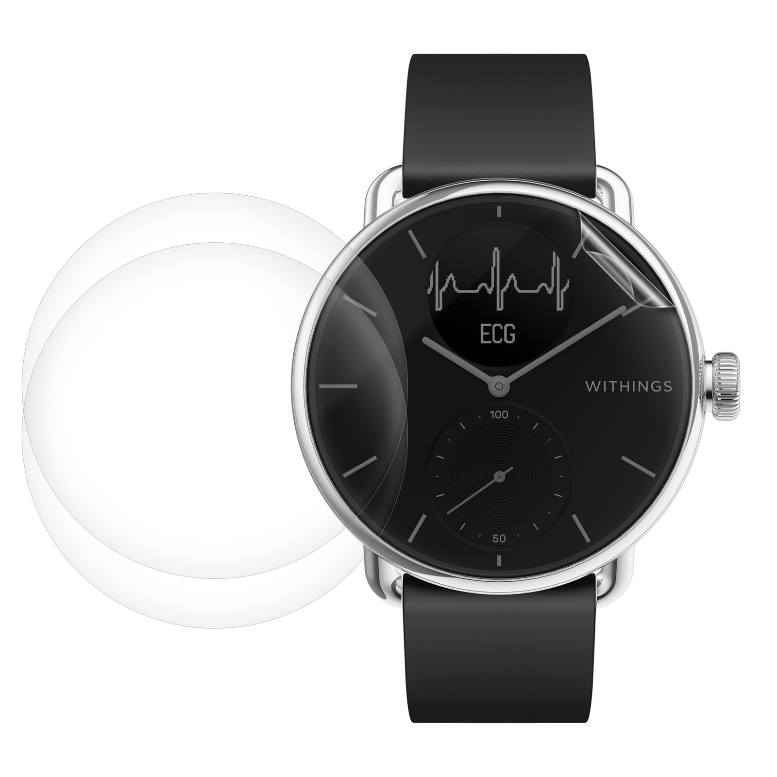 фитнес-трекер Schutzfolie с 3-кратным дисплеем для настольных часов Scanwatch 38 мм