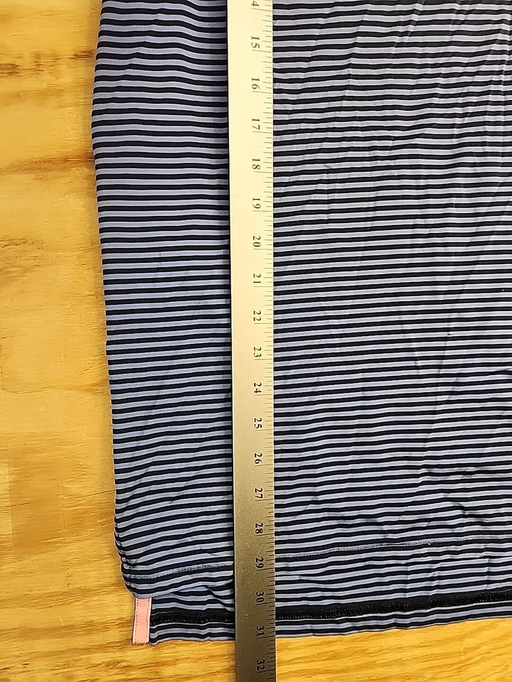 Camisa polo masculina listrada azul logotipo RLX Ralph Lauren The Breakers 2XL - Imagem 4 de 4